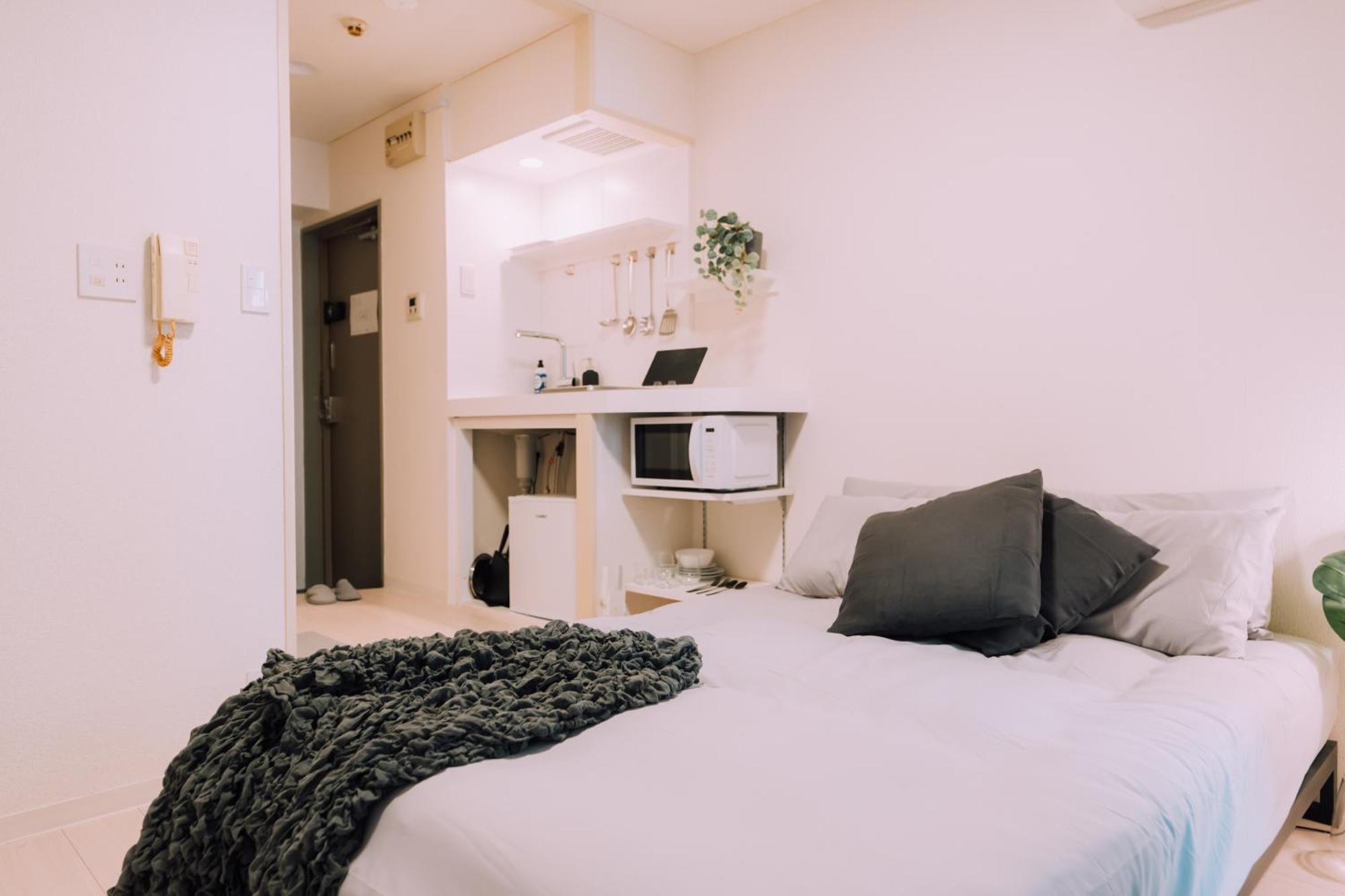 Apartment Minimalist Loft Namba Compact Studio With A 24-hour Gym Ma503 Osaka