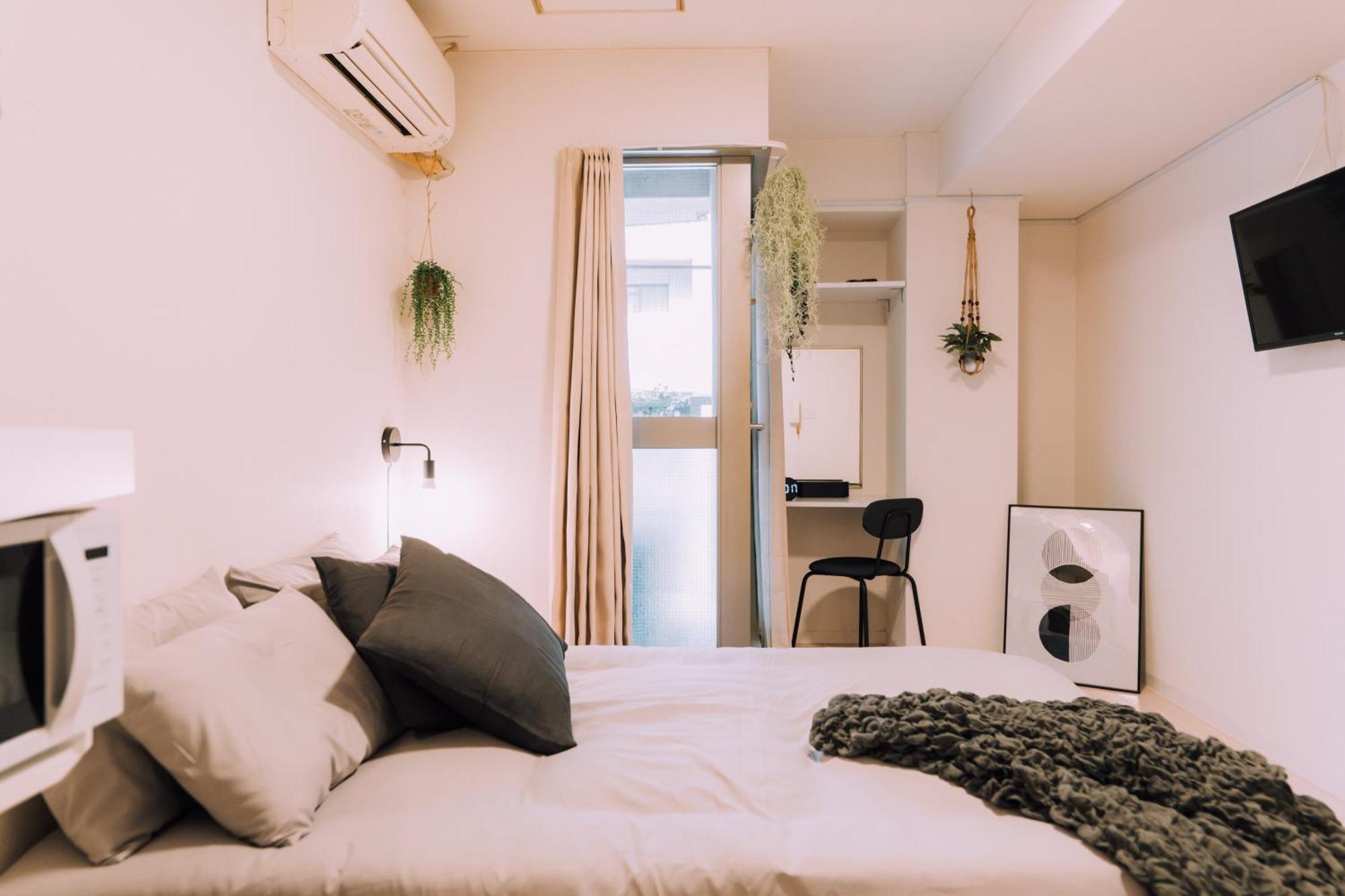 Apartment Minimalist Loft Namba Compact Studio With A 24-hour Gym Ma503 *